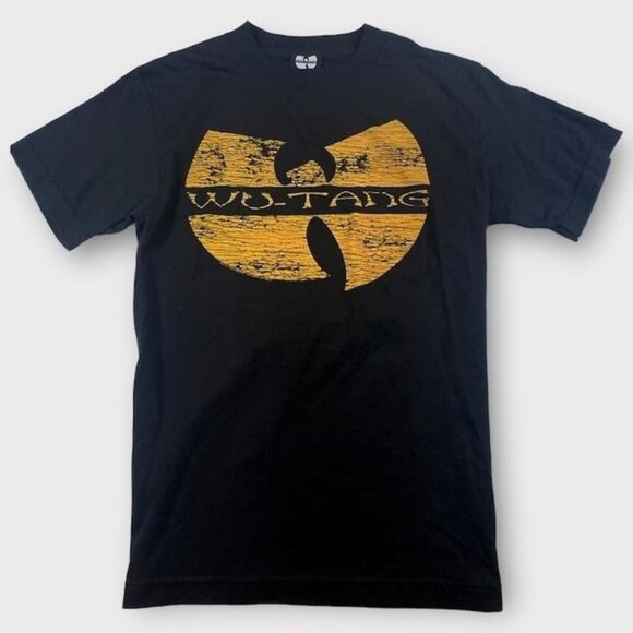 NWOT Wu Tang Clan Band Logo Tee Shirt Black,  Size Small - Picture 1 of 2